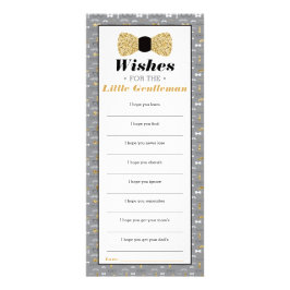 Wishe för den lille herrn, babyskoussaren reklamkort