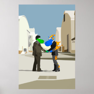 Wishen var du flodhästen poster