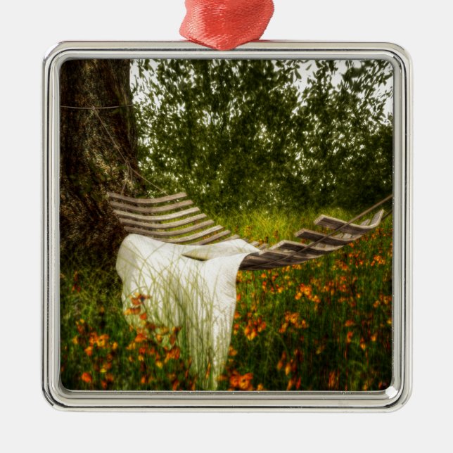 Wishen var du här 140629 kvadrerar prydnaden julgransprydnad metall (Framsidan)