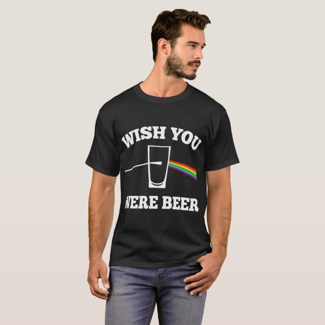 Wishen var du öltshirten t-shirt (Hel framsida)