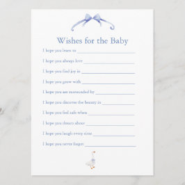 wishes for the baby blue rådkort