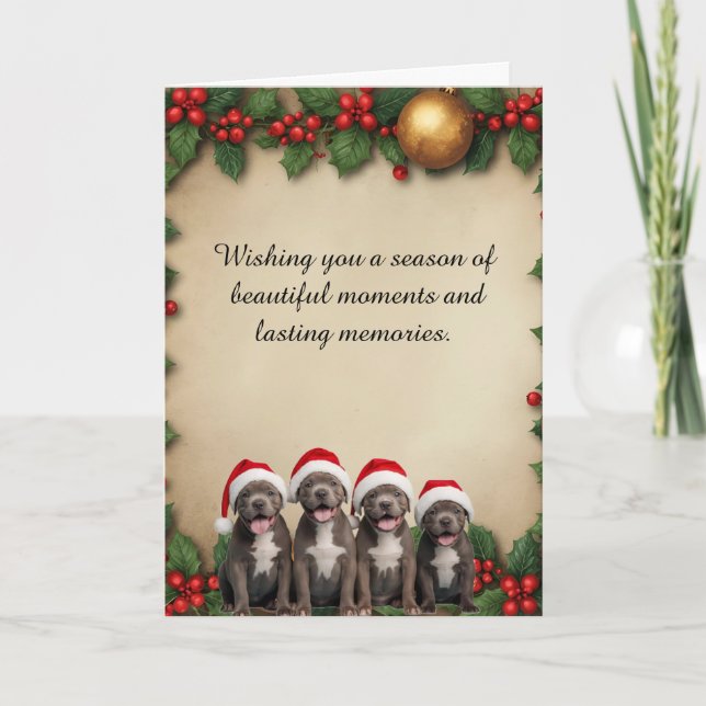 Wishing a Happy Holiday Personalized Kort (Framsida)