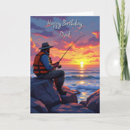 Wishing Pappa a Grattis på födelsedagen | Fiske vi Kort
