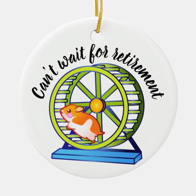 Wishing Pension Hamster Julgransprydnad Keramik (Framsidan)