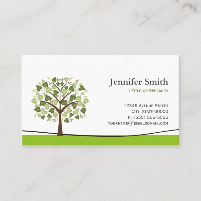 Wishing Träd of Hearts - Möte Tidsbeställning Kort (Framsida)