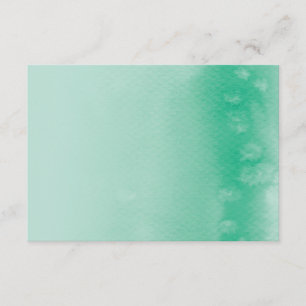 WISHING WELL CARD: OMRE VATFärge emerald grönt Tilläggskort