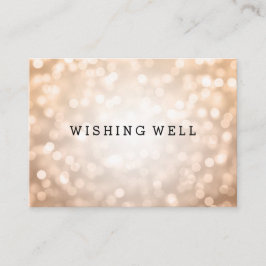Wishing well Copper Glitter Ljus Tilläggskort