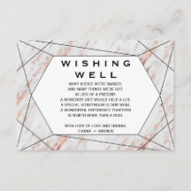 Wishing Wishing Wishing ro Guld Geometric Marble B