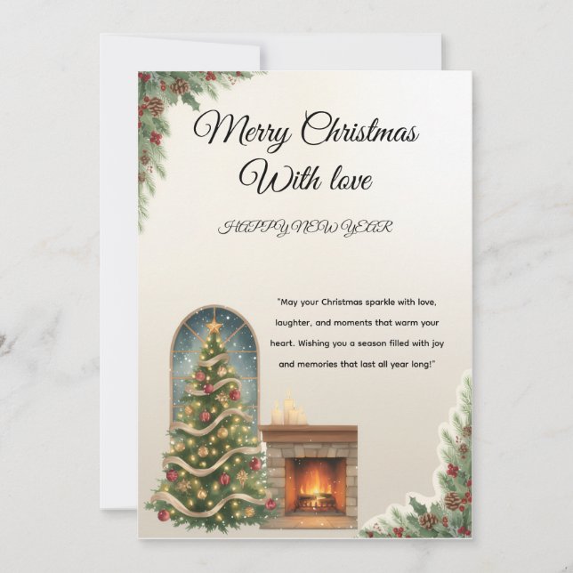 Wishing You Christmas Magic, Christmas cards Julkort (Framsida)