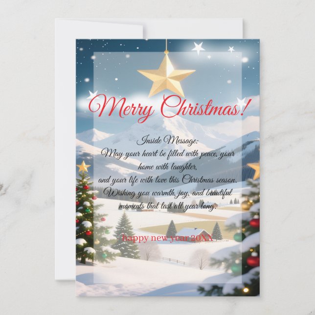 Wishing You Christmas Magic Christmas Cards Julkort (Framsida)
