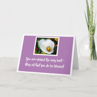 Wishing you the best card kort