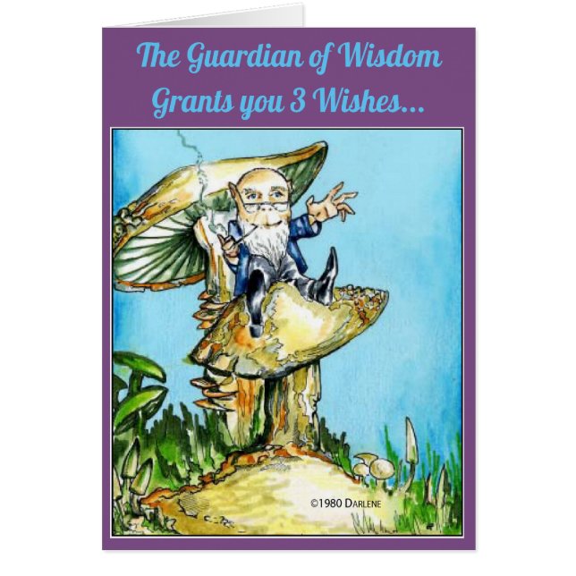 Wishkort Hälsningskort (Framsidan)