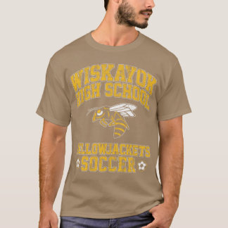 Wiskayok High School Yellowjackets Soccer Yellowja T Shirt