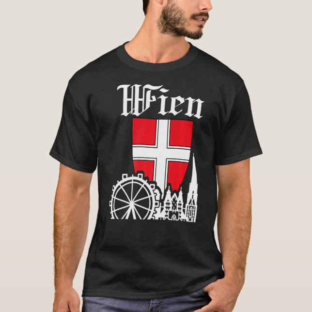 WiSkyline Austria Ferris Wheel Prater Stephan T Shirt (Framsida)