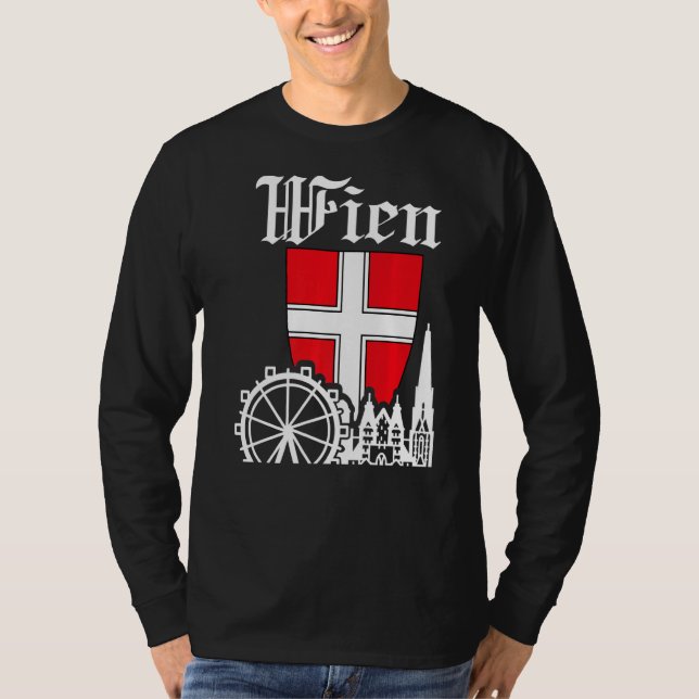 WiSkyline Austria Ferris Wheel Prater Stephan T Shirt (Framsida)