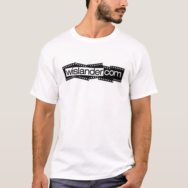 Wislander.com filmar logotypen - bekläda t-shirt (Framsida)