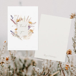 Wispy Botanical Baby Shower Tack Kort