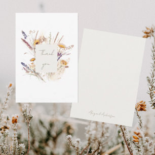 Wispy Botanical Baby Shower Tack Kort