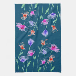 Wispy Flowers Kitchen Towel Kökshandduk