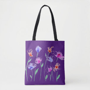 Wispy Flowers Tygkasse