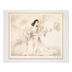 Wisteria, 1940 av Louis Icart Fototryck