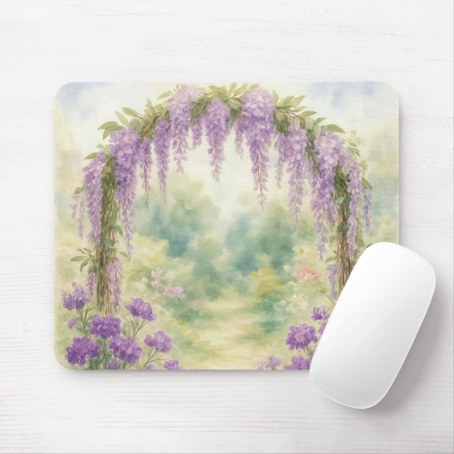 Wisteria Archway i Sommar Garden Musmatta (Med mus)