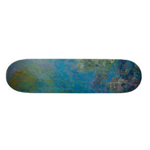 Wisteria av Claude Monet Mini Skateboard Bräda 18,5 Cm