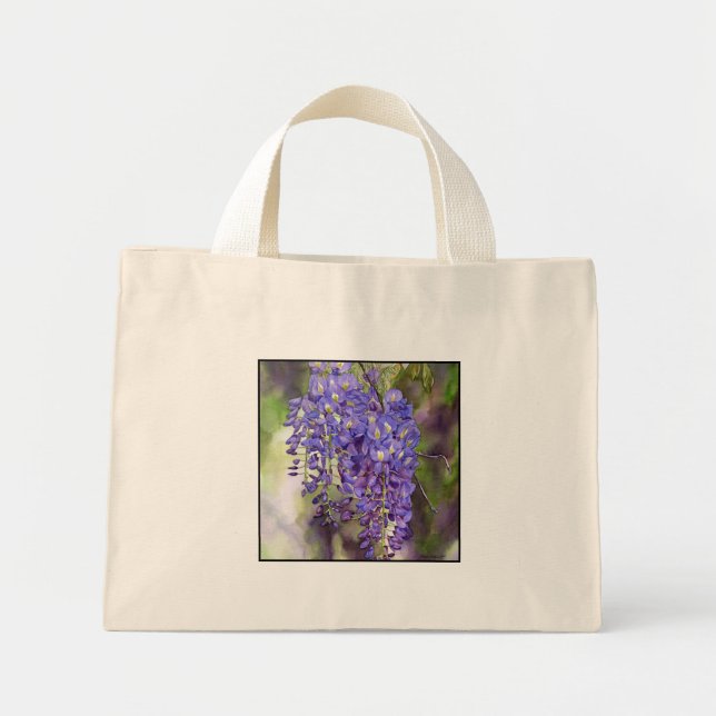 Wisteria Bag Mini Tygkasse (Framsidan)