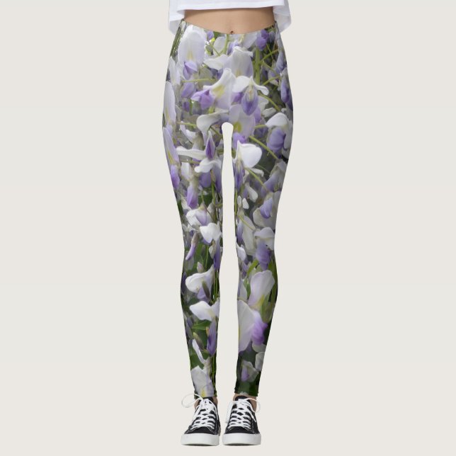 Wisteria Big Flowers Legging (Framsida)