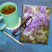 Wisteria Blooms Anteckningsbok Journal
