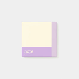 Wisteria Cream Post-it Block