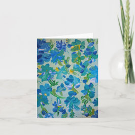 Wisteria Dream Blommigt Note-kort Tack Kort