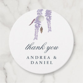 Wisteria drömmar gåvor etiketter