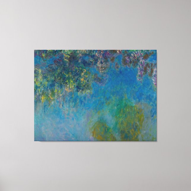 Wisteria från Claude Monet Canvastryck (Framsida)