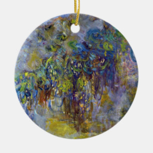 Wisteria (halva högerna) från Claude Monet Julgransprydnad Keramik