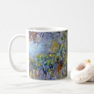 Wisteria (halva högerna) från Claude Monet Kaffemugg