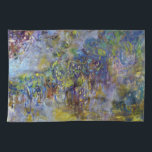 Wisteria (halva högerna) från Claude Monet Kökshandduk<br><div class="desc">Wisteria (högernas halva) (1917-1920) av Claude Monet är en vintage av konstmålning i bra som ger högernas halva av en ännu större blommigts livsmålning. En del av en serie av torkade blommålningar som Monet målade i vår från sina trädgårdar i Giverny, Frankrike. Om konstnären: Claude Monet (1840-1926) var en av...</div>