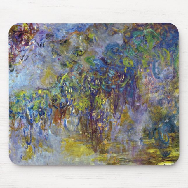 Wisteria (halva högerna) från Claude Monet Musmatta (Framsidan)