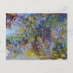 Wisteria (halva högerna) från Claude Monet Vykort