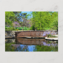 Wisteria i Bloom vid Loose Park i Kansas City Vykort