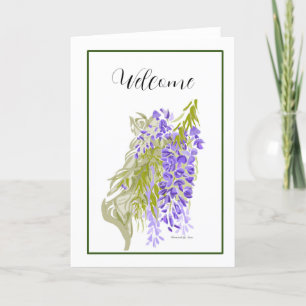 Wisteria-kort Tack Kort