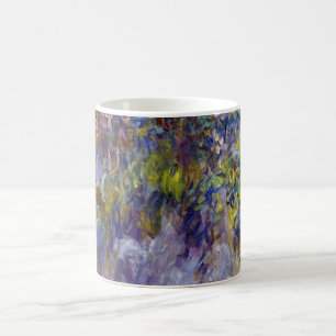 Wisteria (lämnat hälften) av Claude Monet Kaffemugg