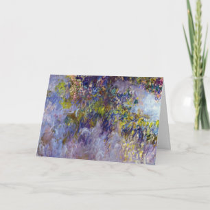 Wisteria (lämnat hälften) av Claude Monet Kort