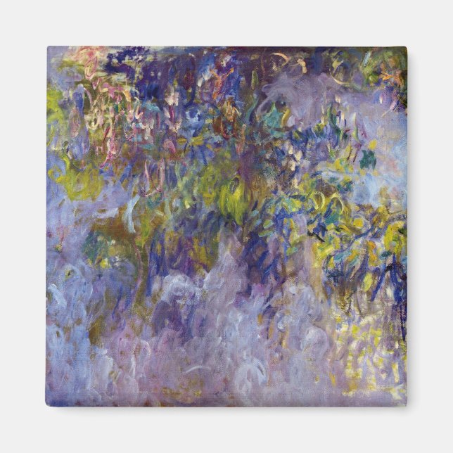 Wisteria (lämnat hälften) av Claude Monet Magnet (Framsidan)