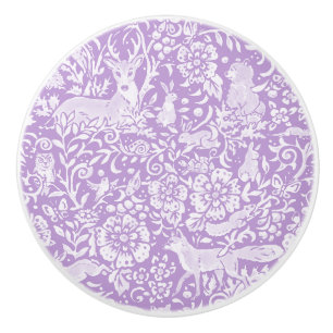 Wisteria Lila Hjort Fox Rabbit Woodland Animal Knopp