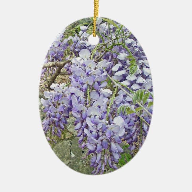 Wisteria Lila jul Ornament (Framsidan)