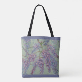 Wisteria Lila Tote Bag Tygkasse