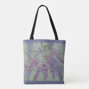 Wisteria Lila Tote Bag Tygkasse