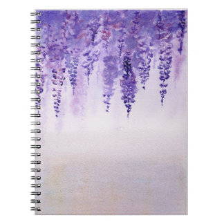 Wisteria notebook anteckningsbok