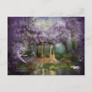 Wisteria Sjö Art-vykort Vykort